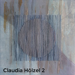 Claudia Hölzel: Planetenblau - Stoffe, Textile Kunst